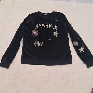 🤩 Girls Soft & Cozy long sleeve “Sparkle” shirt 🌟💫⭐️✨